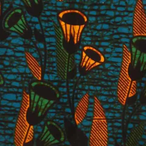 African Print Cotton Napkins - Set of 4