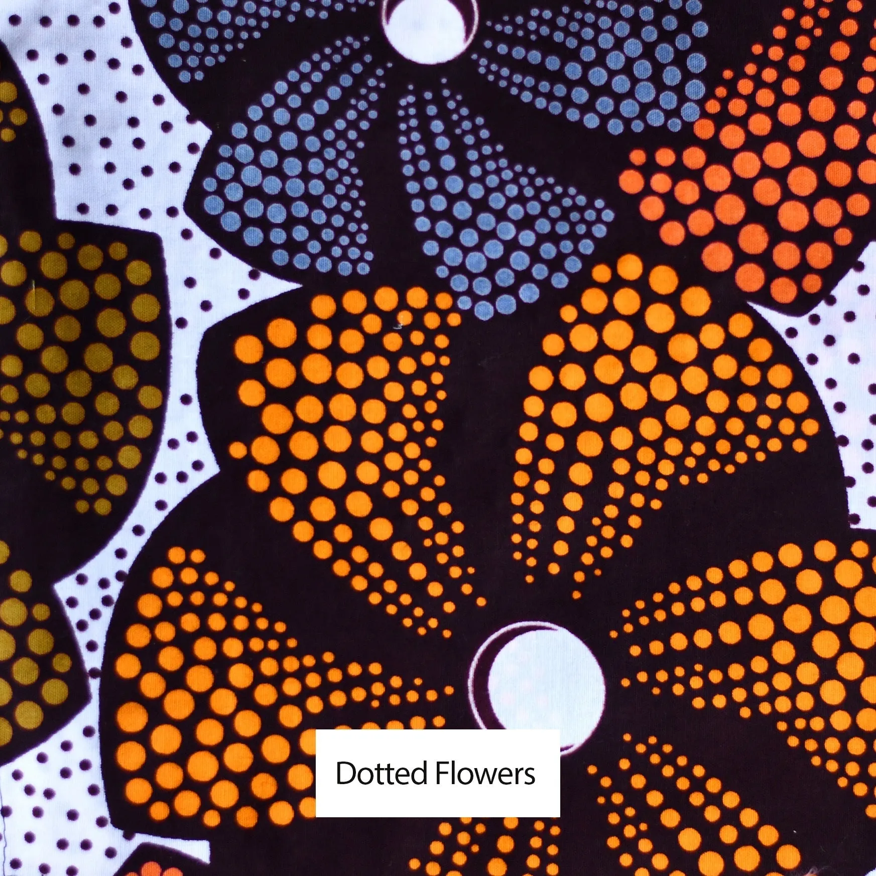 African Print Cotton Napkins - Set of 4