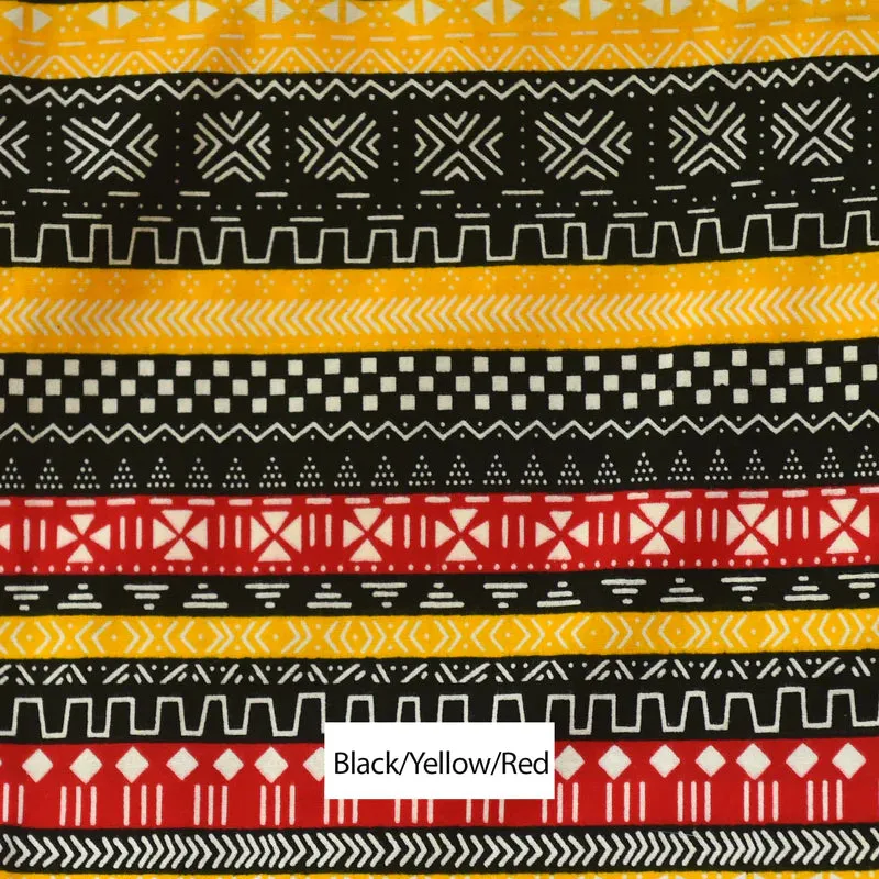 African Print Cotton Napkins - Set of 4
