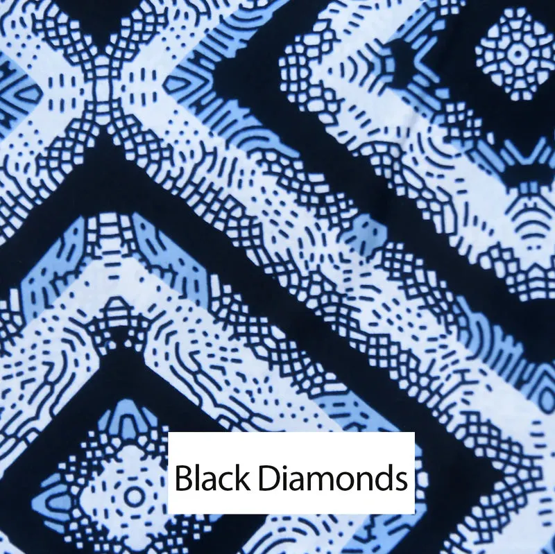 African Print Cotton Napkins - Set of 4