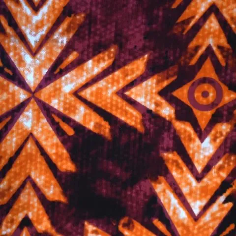 African Print Cotton Napkins - Set of 4