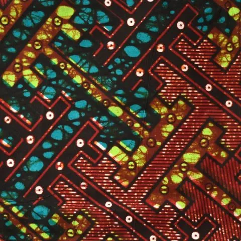 African Print Cotton Napkins - Set of 4