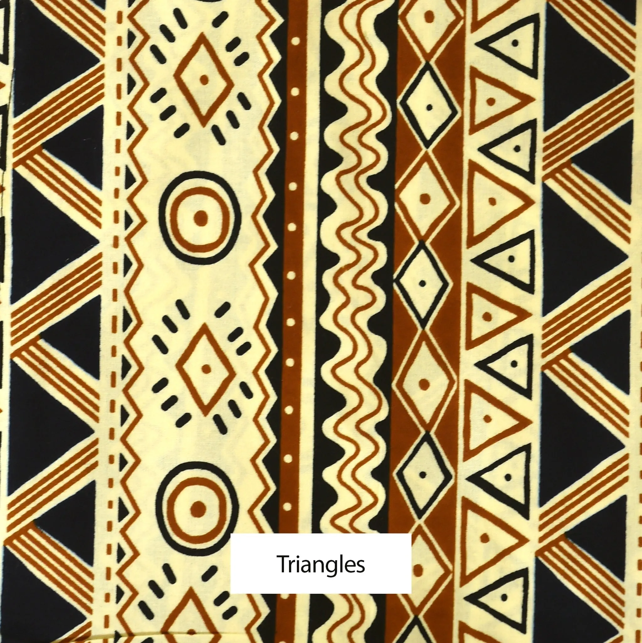 African Print Cotton Napkins - Set of 4