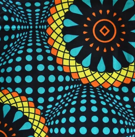 African Print Cotton Napkins - Set of 4
