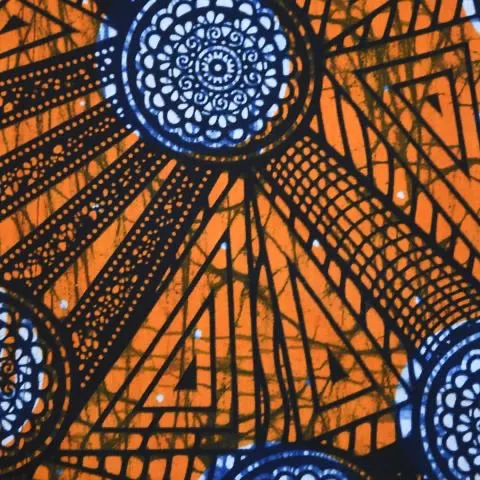 African Print Cotton Napkins - Set of 4