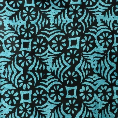 African Print Cotton Napkins - Set of 4