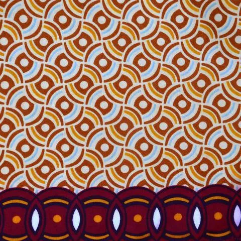African Print Cotton Napkins - Set of 4