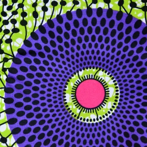 African Print Cotton Napkins - Set of 4