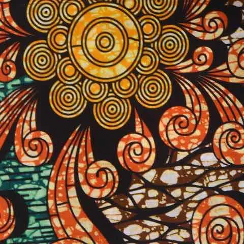 African Print Cotton Napkins - Set of 4