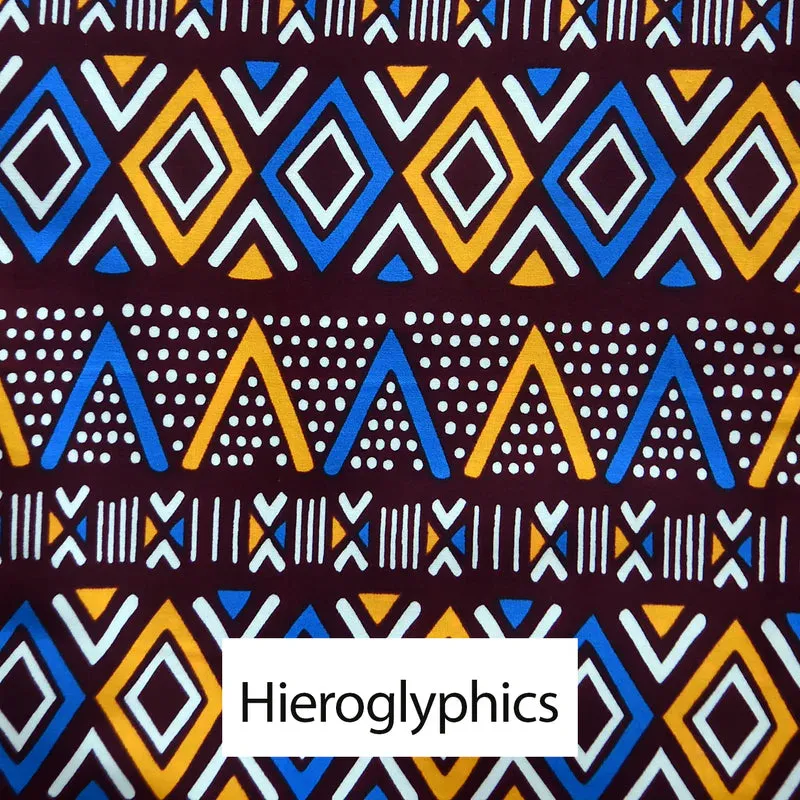 African Print Cotton Napkins - Set of 4