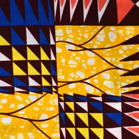 African Print Cotton Napkins - Set of 4