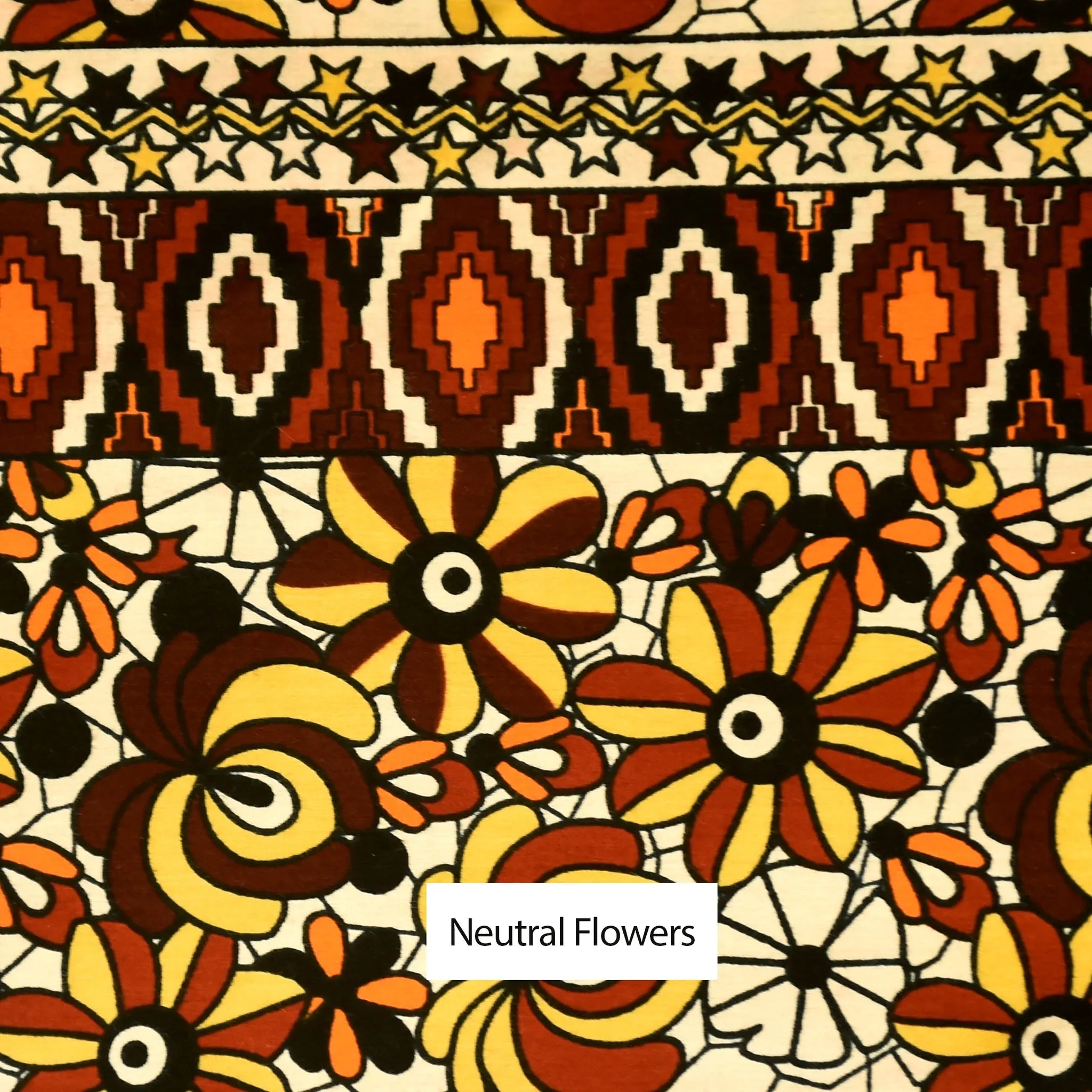African Print Cotton Napkins - Set of 4