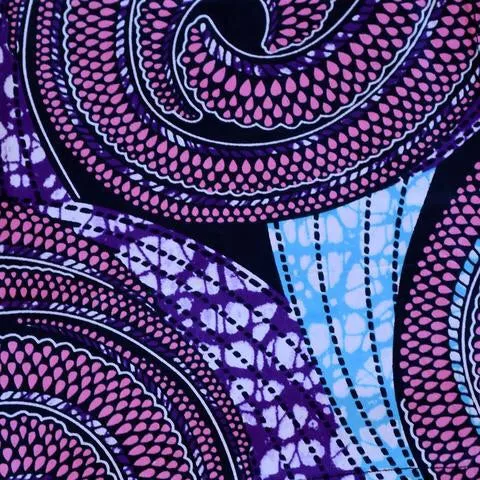African Print Cotton Napkins - Set of 4