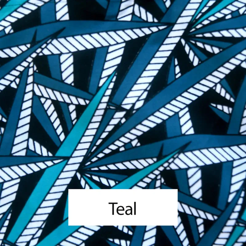 African Print Cotton Napkins - Set of 4