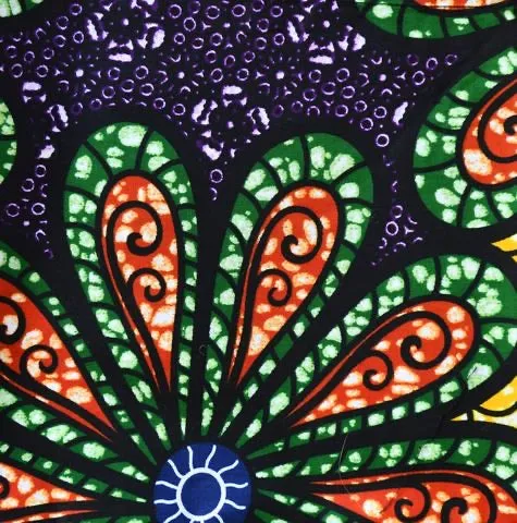 African Print Cotton Napkins - Set of 4