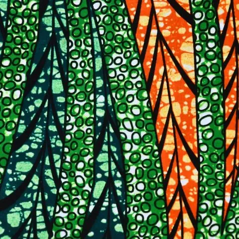 African Print Cotton Napkins - Set of 4