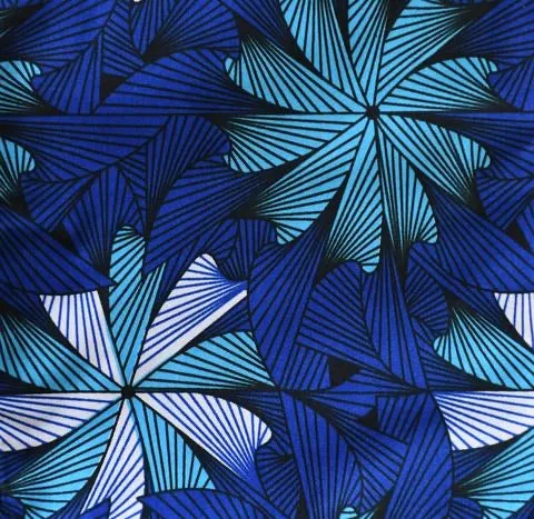 African Print Cotton Napkins - Set of 4