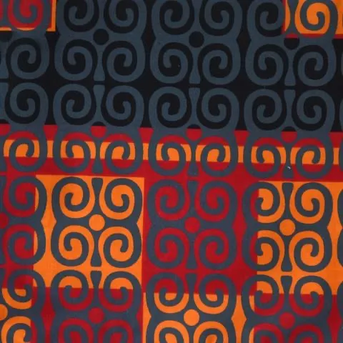 African Print Cotton Napkins - Set of 4