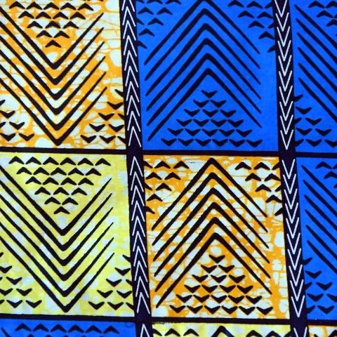 African Print Cotton Napkins - Set of 4