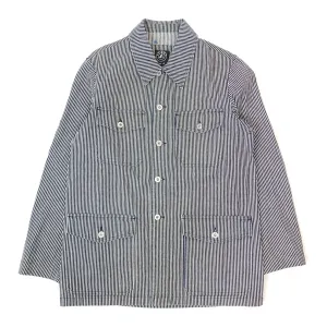 Agnis B Railroad Stripe Chore Coat Size Small