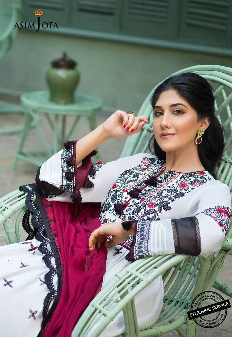 AJFC-41 | Asim Jofa Jashn Collection 2021 | Unstitched Organza Suit