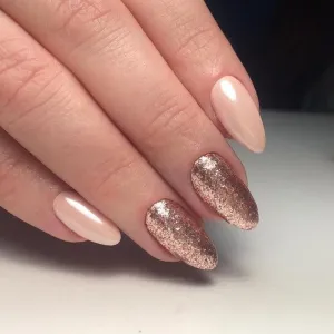 Akzentz Gel Play - Glitz Rose Gold Leaf