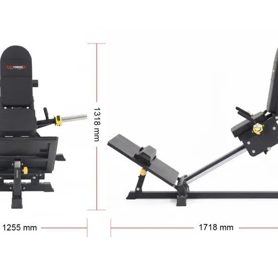 AL-6007 Compact Leg Sled Machine