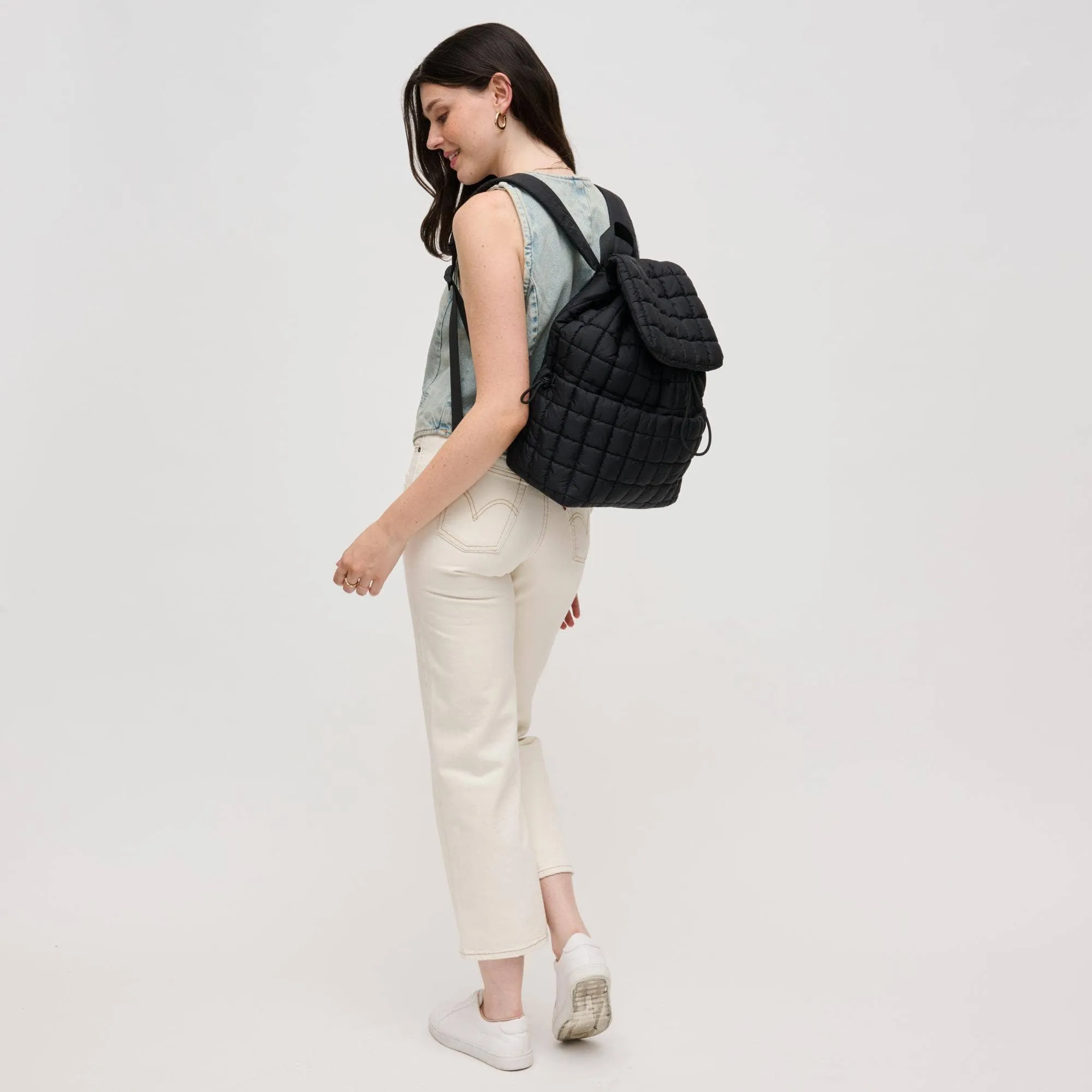 Alex Quilted Puffer Backpack