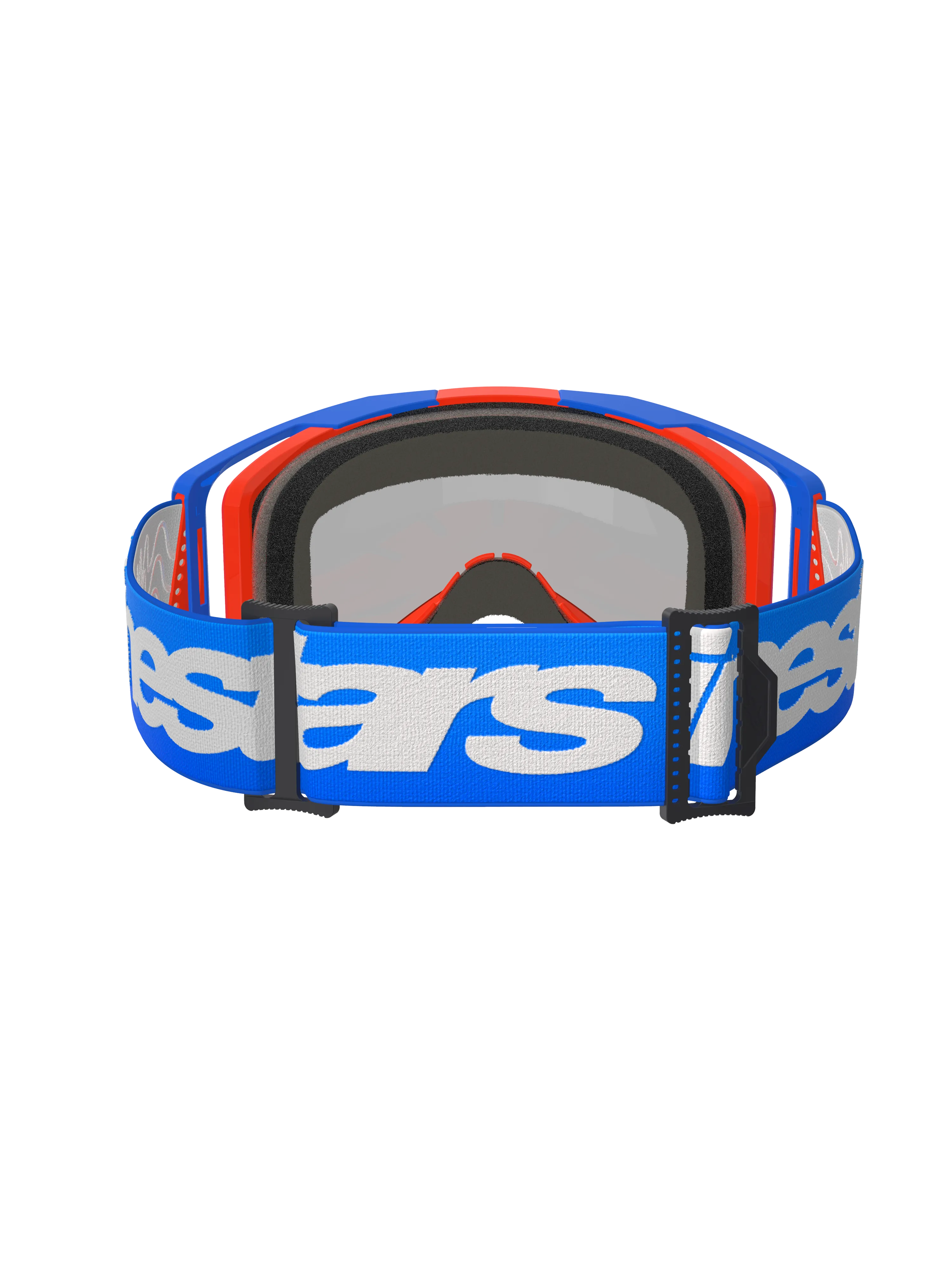 Alpinestars - Vision 8 Wordmark Blue/Orange Mirror Lens Goggle