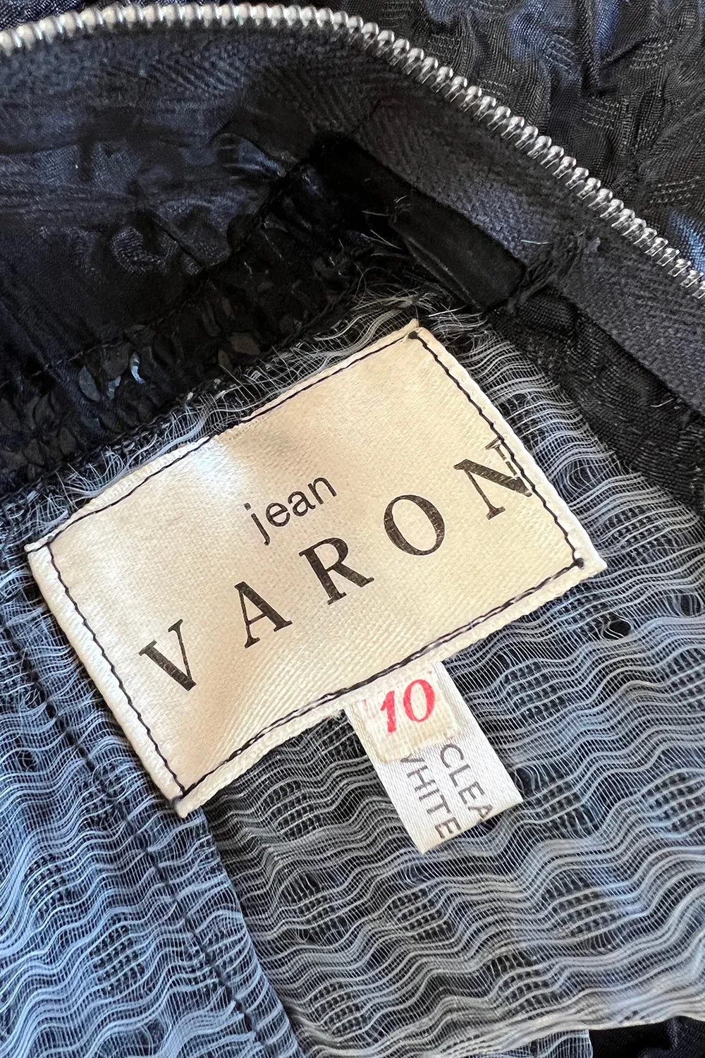 Amazing 1960s Jean Varon Sheer Sequin Bodice Jumpsuit w Wide Textured Pants