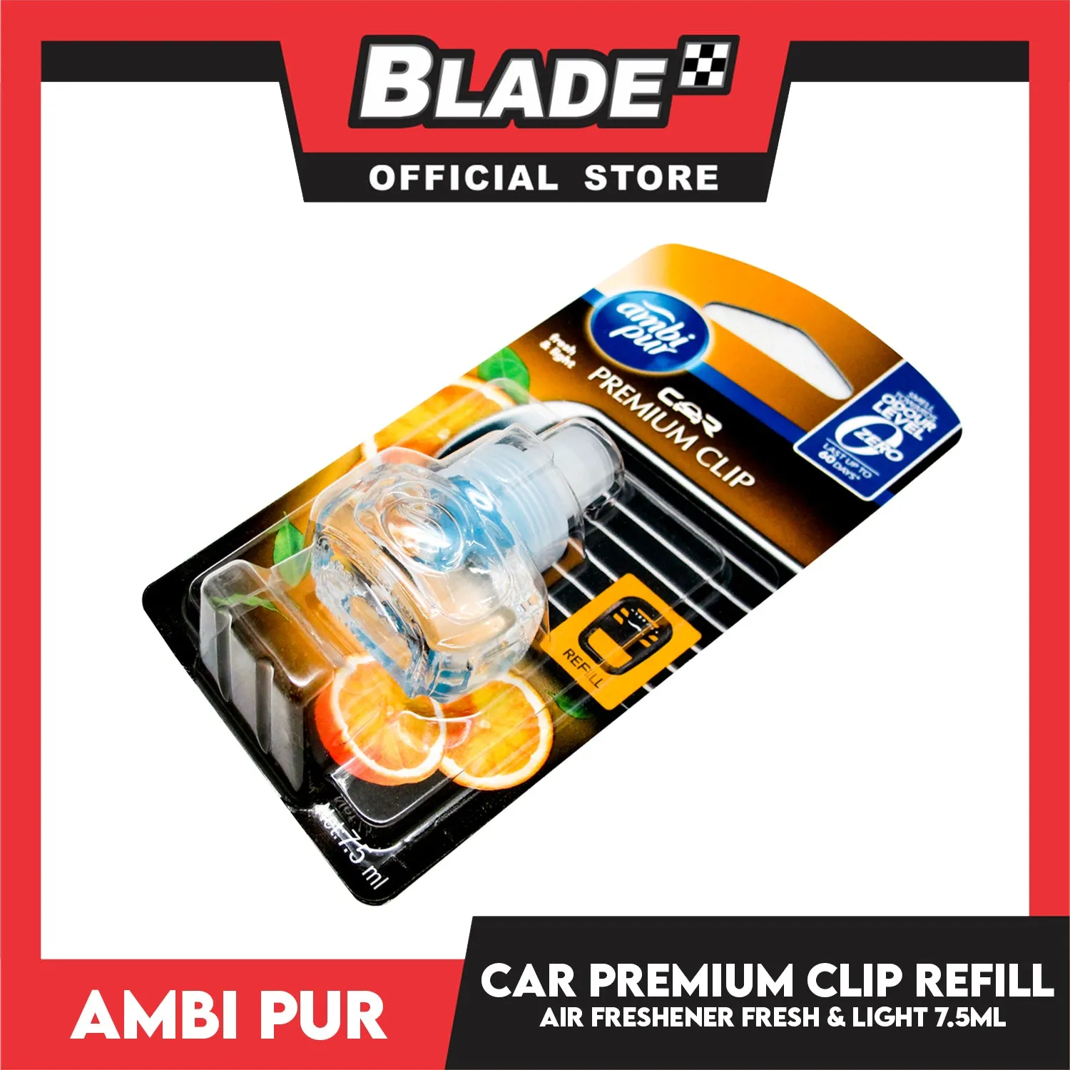 AmbiPur Car Air Freshener Refill (Fresh & Light) 7.5ml.
