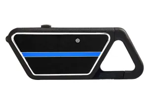 ASP Sapphire USB Rechargeable Key Chain Light Thin Blue Line 53565