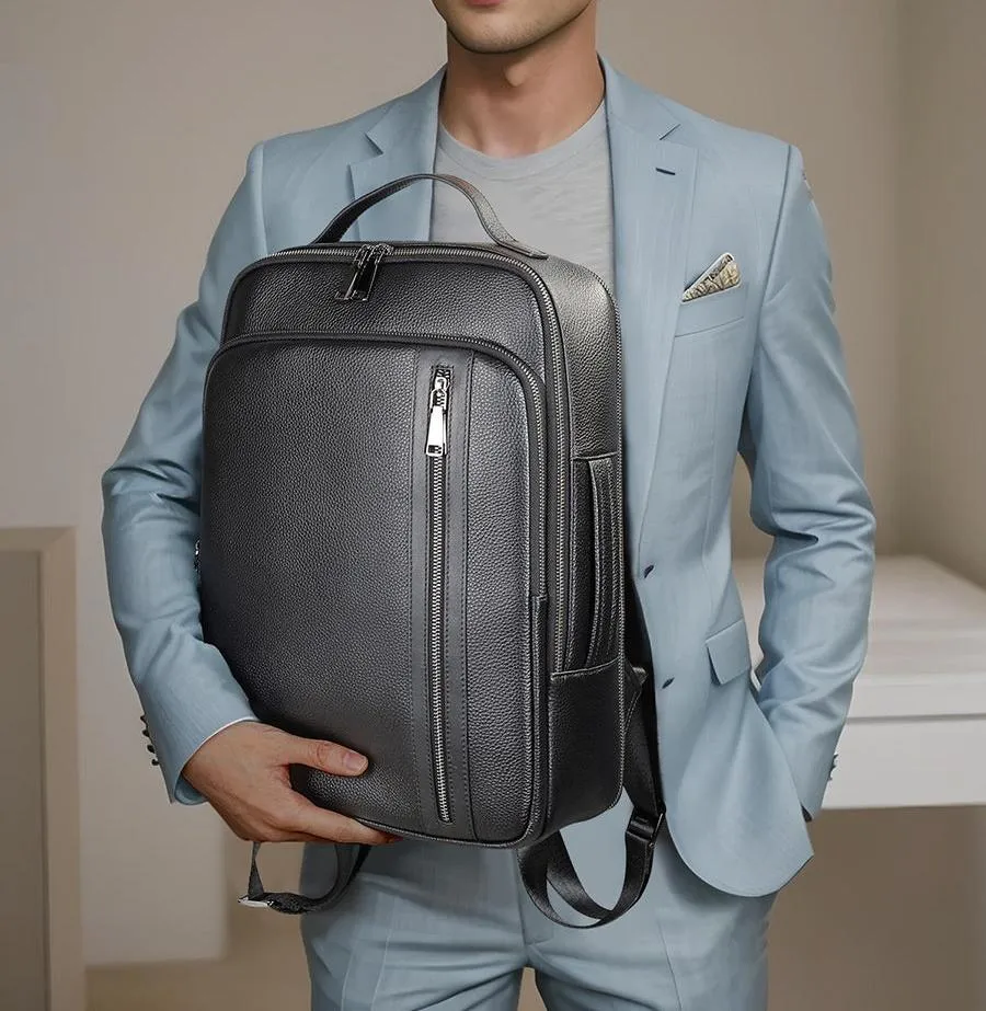 Atlas Leather Backpack - Where Style Meets Functionality