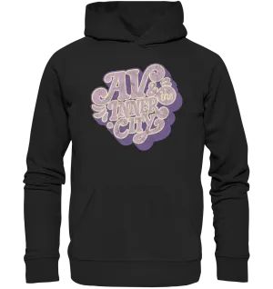AV & the Inner City / Premium Hoodie with Purple Logo