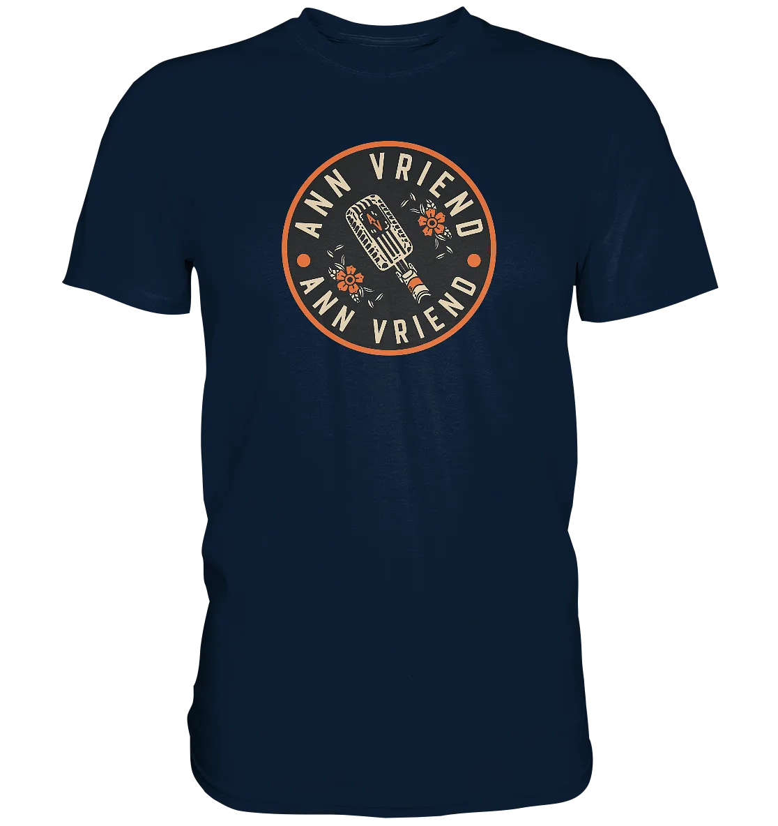 AV / Premium Unisex Tshirt with Microphone Logo