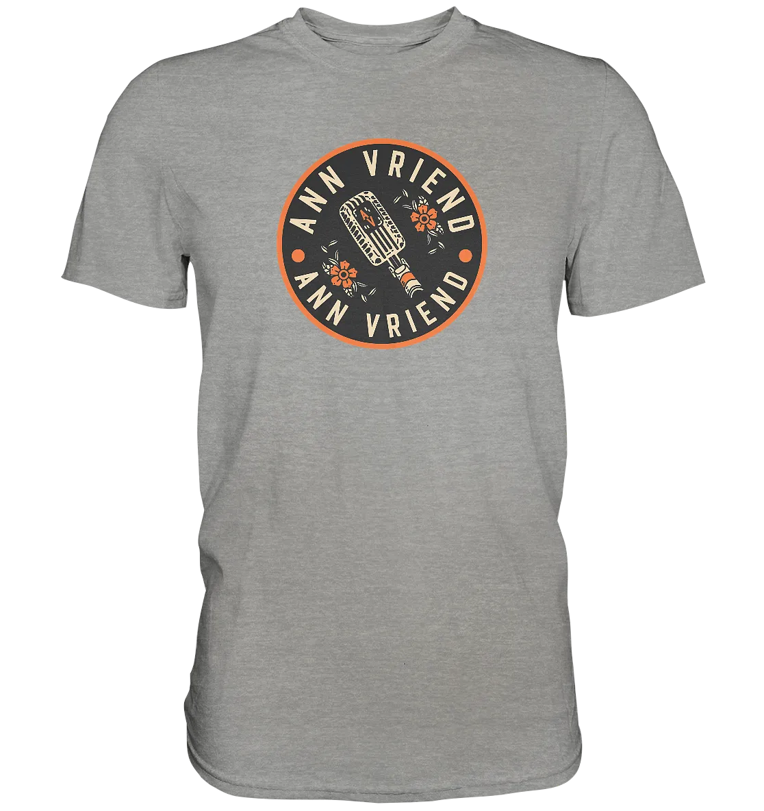 AV / Premium Unisex Tshirt with Microphone Logo