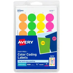 Avery® Color Coded Label
