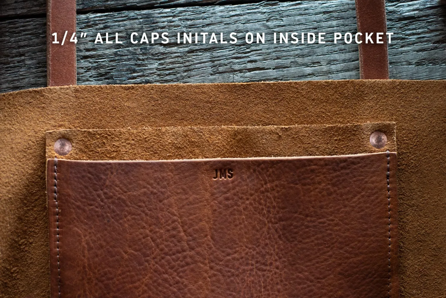 AVERY LEATHER TOTE BAG - SMALL - BLACK BISON