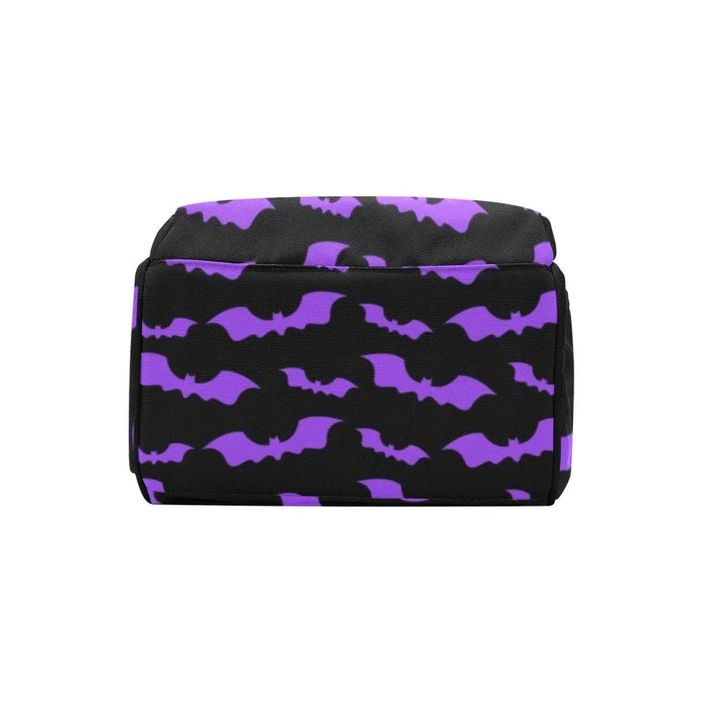 Baby Bat Diaper Nappy Bag Pastel Goth Baby Bag Goth Backpack Goth Purse Goth Baby Stuff Gothic Baby Stuff Horror Spooky Nursery Skull Baby