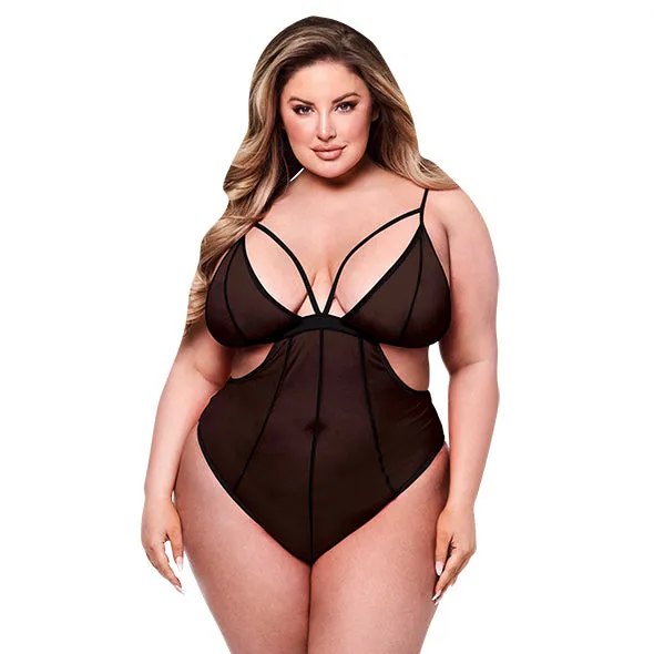 Baci Sexy Mesh Body Sans Croix Noir