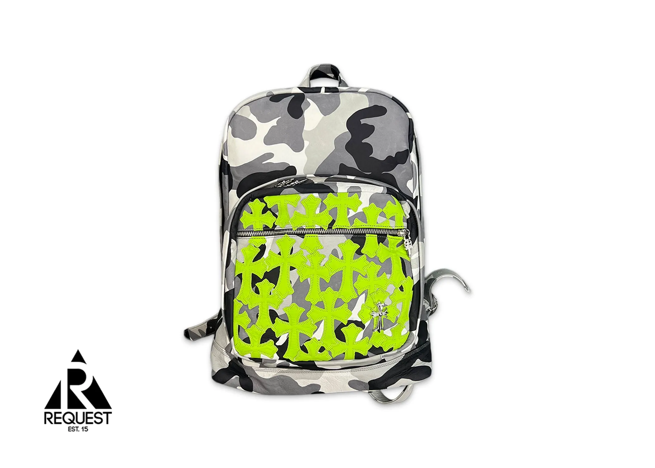 Backpack "Snow Camo Green Crosses"