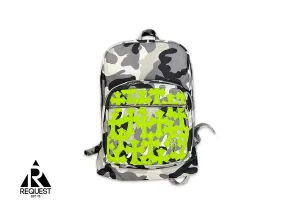 Backpack "Snow Camo Green Crosses"