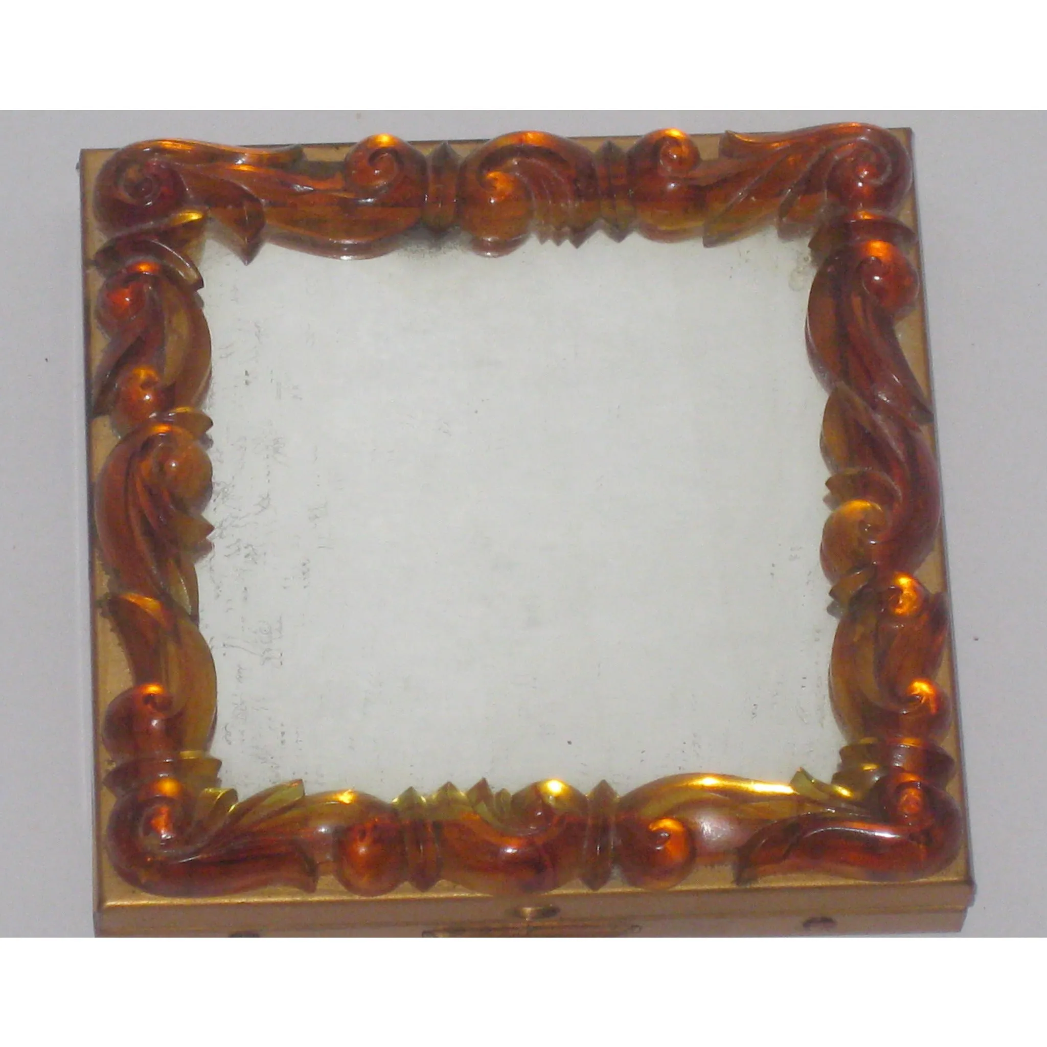 Bakelite Mirrored Compact By Rho-Jan