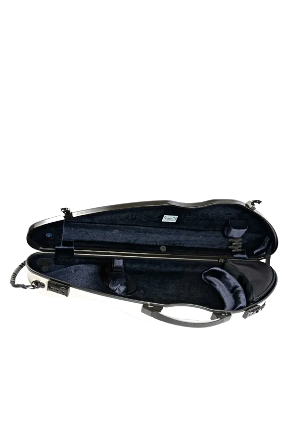 BAM Hightech Slim Violin Case Pearl White 4/4
