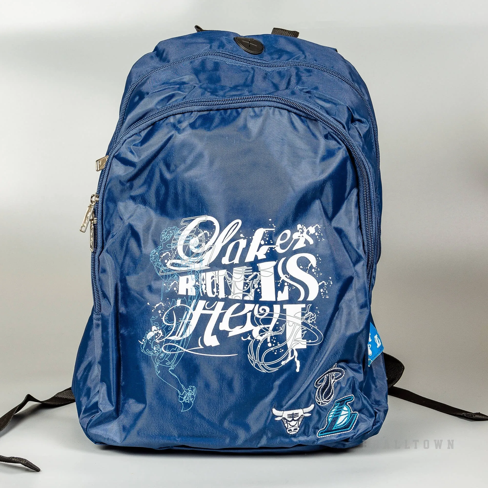 Batoh ABI NBA Backpack outline tmavomodrý