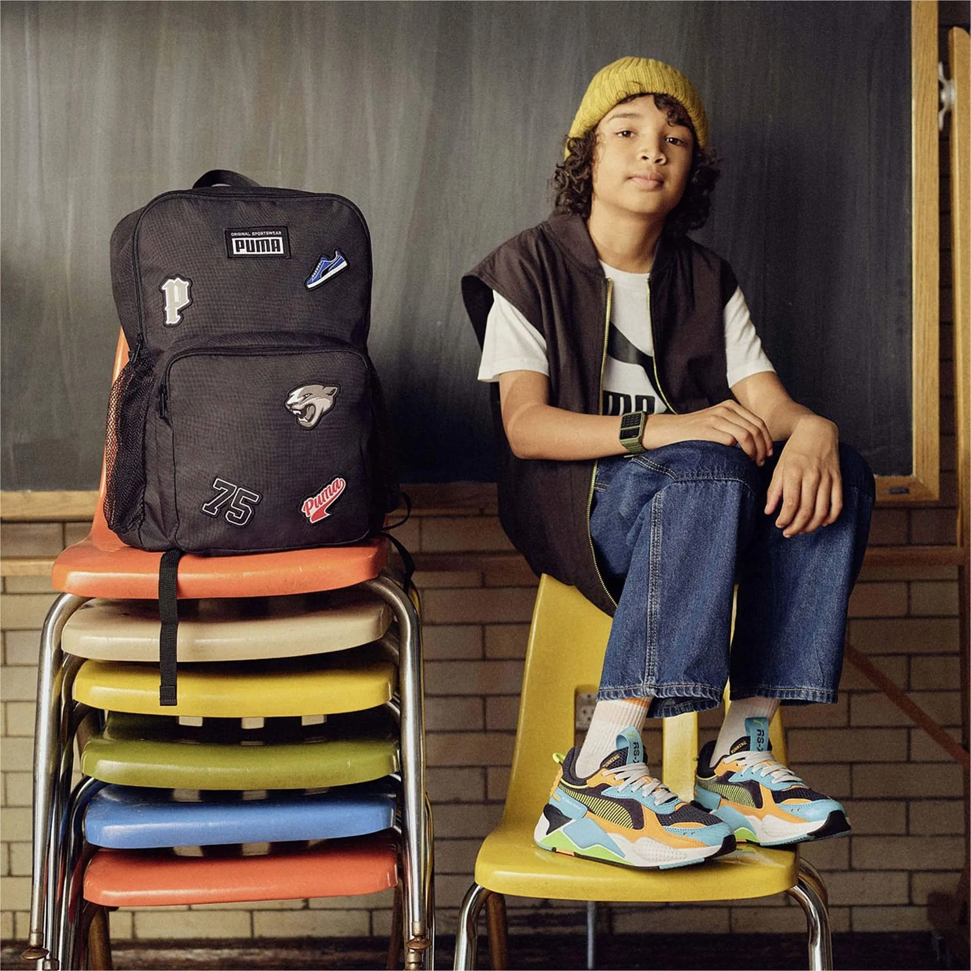 Batoh Puma Patch Backpack (32x13x42 cm) čierny
