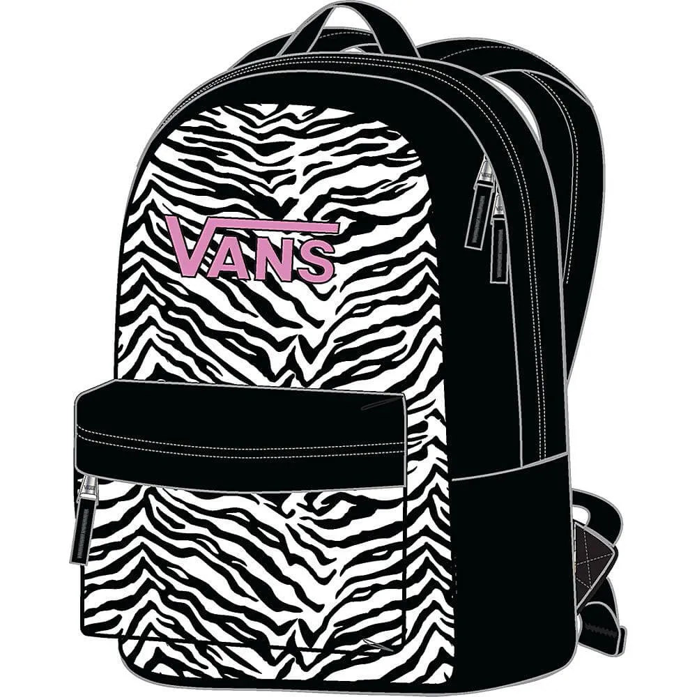 Batoh Vans Girls Realm Backpack čierno-biely