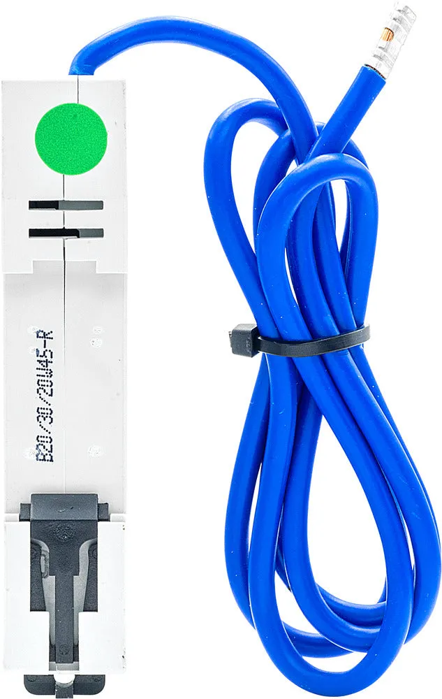BG CUCRB20 20A SP 1 Module B Curve 6kA 30mA Type AC Compact RCBO