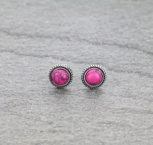Billings Fashion Stud Earrings - Round