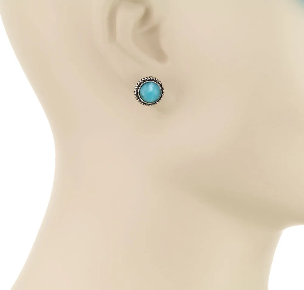 Billings Fashion Stud Earrings - Round